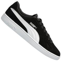 Tênis Puma Smash V2 Preto-Masculino