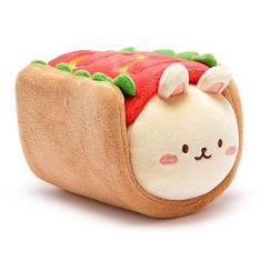 Anirollz Boneca de Pelúcia 6 “Bunniroll com Cobertor de Panqueca Macio Coelhinho de Pelúcia