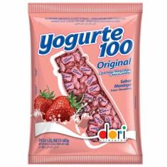 Bala Yogurte 100 Morango 600G Dori
