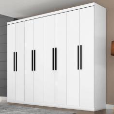 Guarda Roupa Casal Ambiente Prime 1684 Branco - Araplac