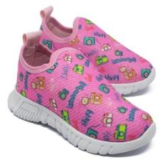 Tenis Infantil Menina Confortável Dia a Dia Escolar-Feminino