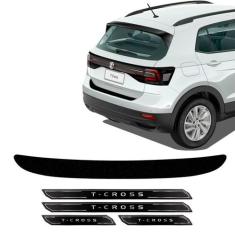 Kit Soleira Com Protetor T-Cross 19/20 + Adesivo Porta-Malas - SPORTIN