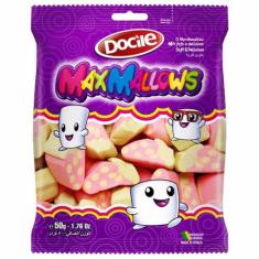 Marshmallow Morango 250g Docile