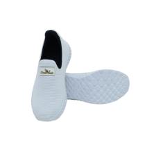 Tênis Feminino Calce Fácil Ultraleve Donna Santa 65.001, Branco, Preto