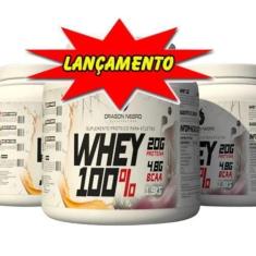 Whey Protein Dragon 1,9Kg Saboroso Sabor Leite Ninho