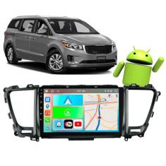 Kit multimidia android 9" carnival 16/20 preto kia carplay a - E-Carpl