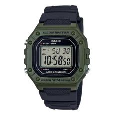 Relógio Masculino Casio Digital Verde W-218H-3AVDF Esportivo, Cinza