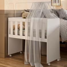 Mini Berço Multifuncional com Rodízio Luke Tigus Baby