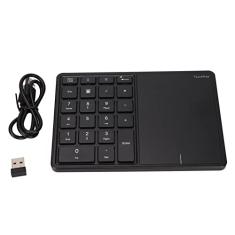 Teclado Numérico, Teclado Numérico Sem Fio 2 Em 1 Modos Duplos 22 Teclas Sem Fio BT4.2 2.4G Type C Teclado Numérico de Carregamento Teclado Numérico Teclado Numérico Com Touchpad