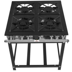 Fogão Super 40 Kenok 4 Bocas 2 Simples Baixa Pressão FBSU4B.136