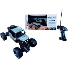 Carrinho De Controle Remoto Com Suspensão Big Foot Off Road AZUL - toy