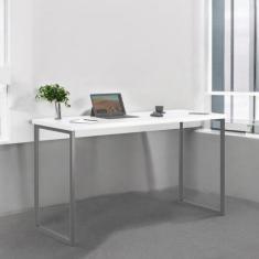 Mesa Home Office Escrivaninha Industriale 1,00 Branco - Pleno Móveis