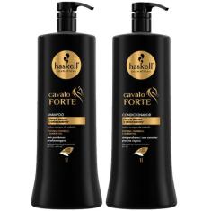 Kit Haskell Cavalo Forte Shampoo E Condicionador 1L