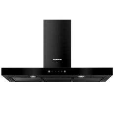 Coifa Brastemp Eclipse Tbox 90cm Parede Preta BAE90APBNA 220V