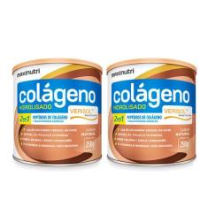 Kit 02 Colágenos Verisol Lata 250g Sabor Natural Maxinutri