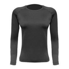 Blusa Segunda Pele Feminina Ultra Go Ahead Inverno Preto