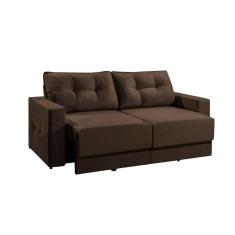 Sofá 3 Lugares Retrátil Lubeck Suede 180 Cm