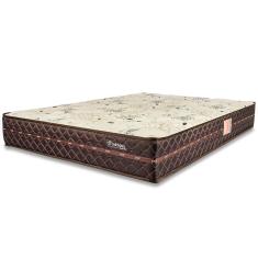 Colchão Casal Ortopédico Firme Espuma D33 Antialérgico Certificado Bege 138x188x24cm - bf Colchoes