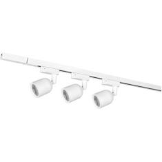 Kit Trilho Elegance T1 LED com 3 Spots, Avant,251091376, Branco, BR6500K