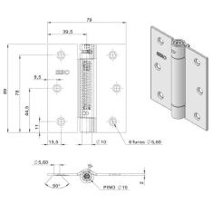 04 Dobradiça Com Mola Fechamento Suave Automático Fechamatic