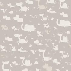 Papel de Parede Edantex Treasure Hunt Cinza