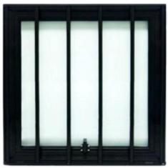 Janela Maxiar De Banheiro Com Grade 70X70 Branco