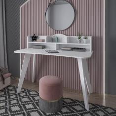 Mesa Escrivaninha Com 5 Nichos Artely Sofia