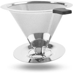 Coador Filtro Café Permanente Aço Inox Sem Uso De Papel 103