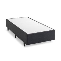 Base Box Solteiro 96x203x28cm Meditare Preto Herval Preto