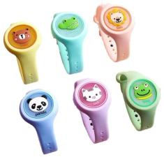 Pulseira Repelente Infantil Contra Mosquitos e Pernilongos Bracelete Com LED Antimosquito Relógio Repelente Premium Kit 2 Unidades Proteção Natural e Segura Para Crianças e Bebês