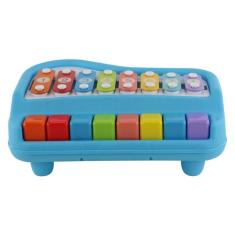 Brinquedo Musical 2 em 1 Xilofone e Piano Infantil