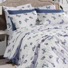 Kit Cobre Leito Cama Queen 3 Peças Essencialle Algodão 160 Fios Varias