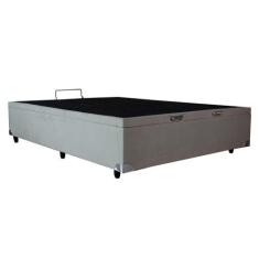 Cama Box Bau Viuvo Suede (1.28X1.88) - GENKI KENKO, AREIA