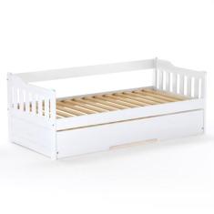 Bicama Infantil Madeira Maciça Branco Mobilistore