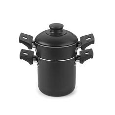 Mini Cuscuzeira com alça Aluminio Antiaderente Linha Versátil Multiflon