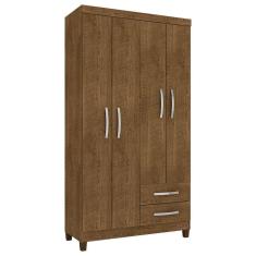 Guarda Roupa De Casal 4 Portas 2 Gavetas Modena Malbec