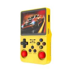 Console De Videogame Retro Portátil R36S De 64GB Com Tela IPS De 3,5 P