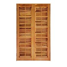 Porta Balcão Itauba Abrir Reto 1,20 X 2,10 Rodam Natural
