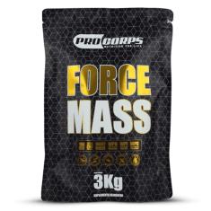 Suplemento Hipercalórico Force Mass 3kg sabor Baunilha - Pro Corps