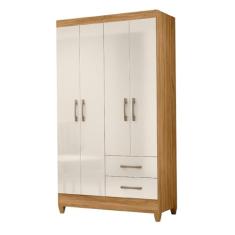 Guarda-Roupa Solteiro Moval Chile 4 Portas 2 Gavetas