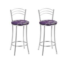 KIT 2 Banquetas Cromadas BC26-B E501 - TRE PARONI