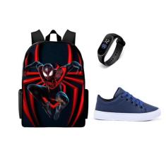 Bolsa Masculina Mais Tenis Infantil E Relogio Digital Lançamento Top -
