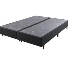 Base Box King Afrodite 24x193x203cm Serflex Cinza