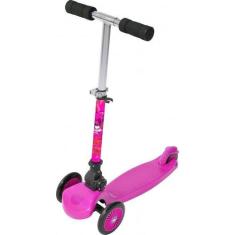 Patinete Sport Tech Infantil 3 Rodas Rosa - Bel Sports