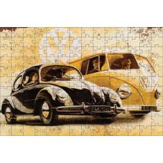 Quebra-Cabeça Cognitivo Idosos Nostalgia Fusca E Kombi 60 Pç - Reidope