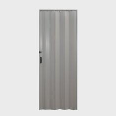 Porta Sanfonada de Pvc Belplast 100 X 210cm Cinza