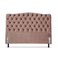 Cabeceira Casal 138 - Bello Box - Dunas Veludo Rosê