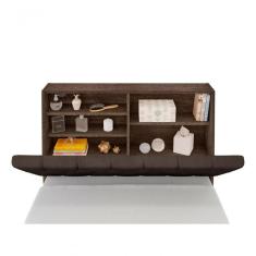 Cabeceira Box Solteiro Isis Chocolate Com Capitonê Marrom