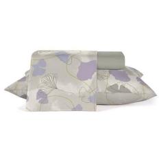 Jogo De Cama Casal Encanto 150 Fios 4 Pçs 100 Algodão Teka