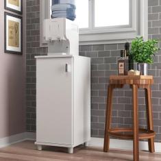 Balcão Multiuso para Bebedouro Toulon MDF 1 Porta 1 Prateleira Móveis 